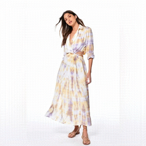 YFB Clothing Young Fabulous & Broke derby dress tie dye cut out sun dress Size S